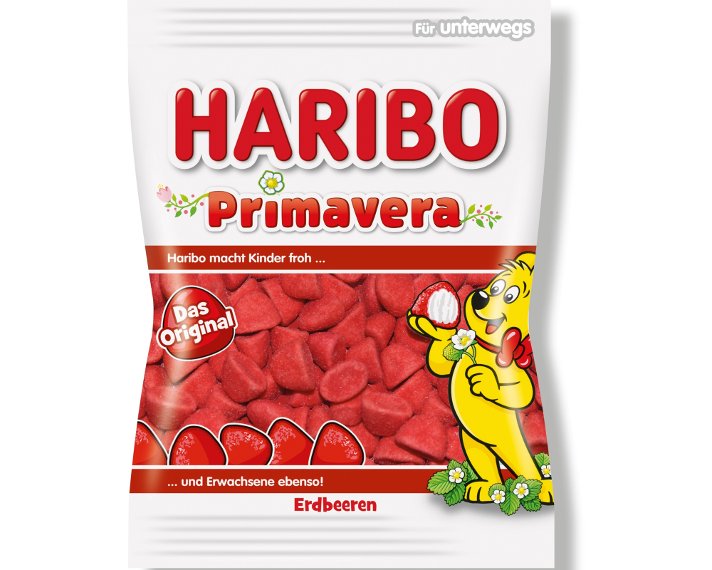 HARIBO Primavera Erdbeeren 48823 Beutel 100g