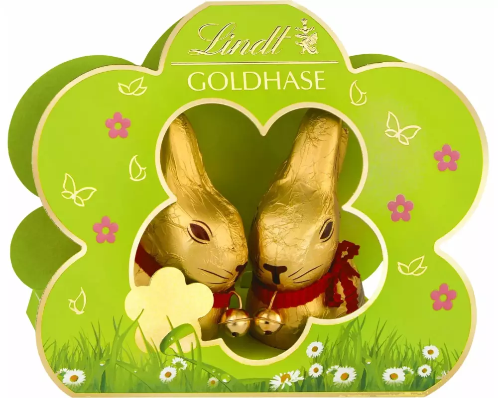 Lindt Schokolade Goldhase Kleeblatt 100 g