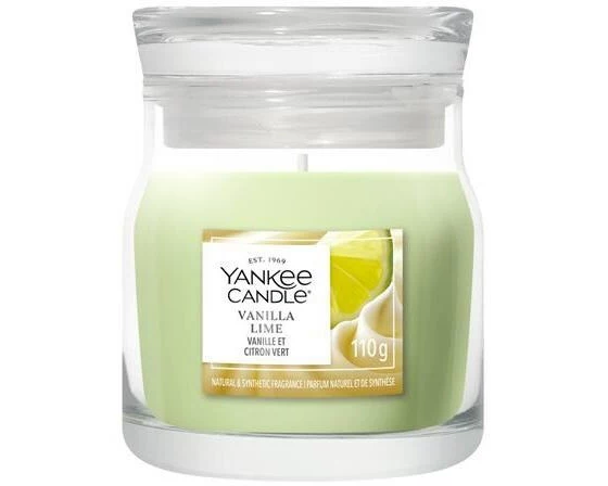 Yankee Candle Signature Duftkerze Vanilla Lime Signature Small Jar