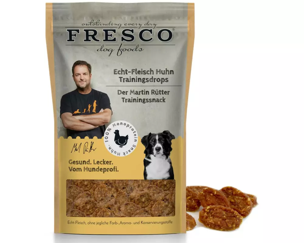 FRESCO Leckerli Martin Rütter Trainingsdrops Huhn, 150 g