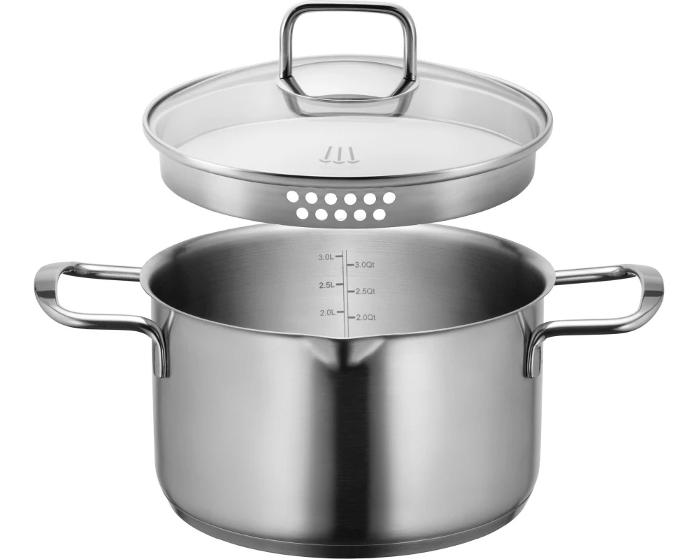 Mäser Kochtopf SANVITO 20 cm, Silber