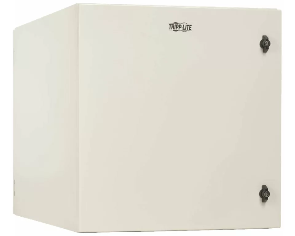 EATON TRIPPLITE SmartRack, Industrial, Enclosure, with, Locks, NEMA, 4, Wall, Mount, Heavy-Duty, 32.5inch, Depth, 12U, Gray