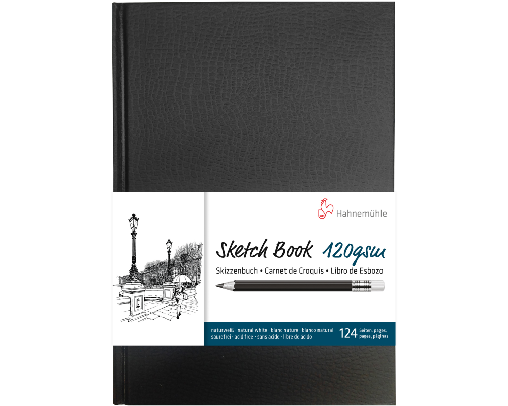 HAHNEMÜHLE Skizzenbuch A4 10628353 blanko, 120g 62 Blatt