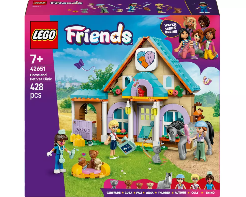 LEGO® Friends Praxis für Pferde und Haustiere 42651