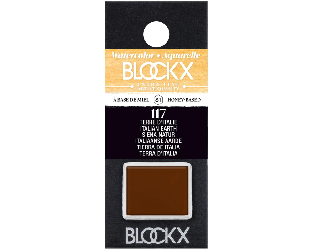 BLOCKX Aquarellfarbe 1.5ml 41117BXC siena Natur