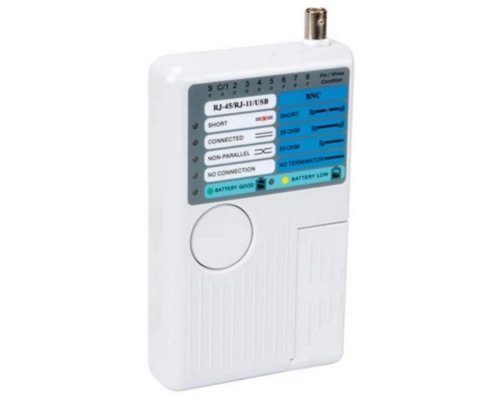 Velleman VTLAN7 LAN/USB/BNC, Kunststoff, weiss