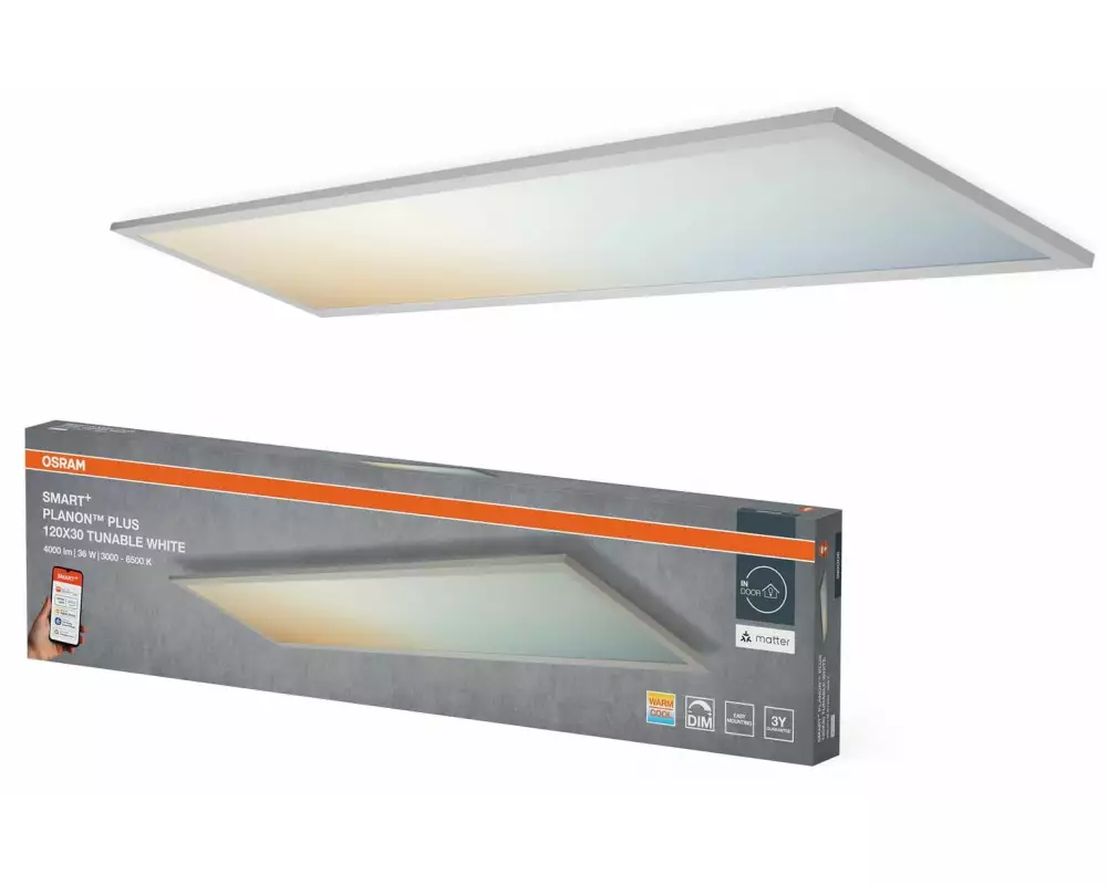 OSRAM LED-Panel SMART+ planon plus 120 X 30 mm, TW