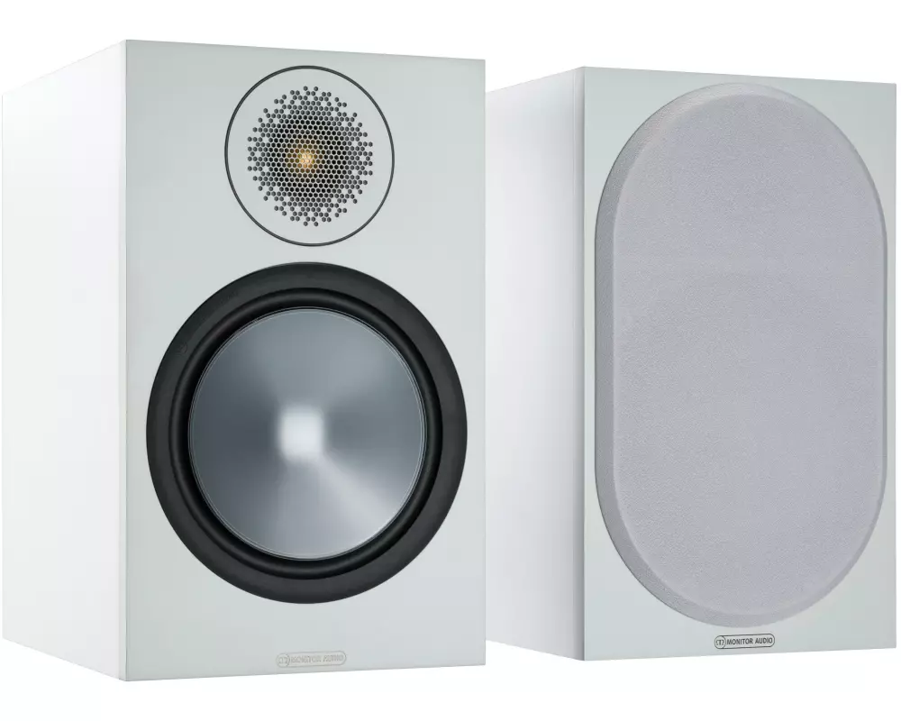 Monitor Audio Regallautsprecher Paar Bronze 100 Weiss