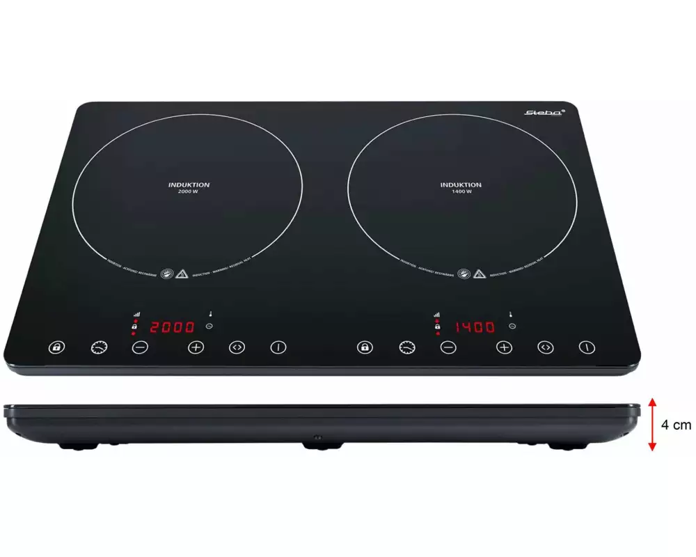 Steba IK 650 Swiss Slim Glaskeramik, 2400 W