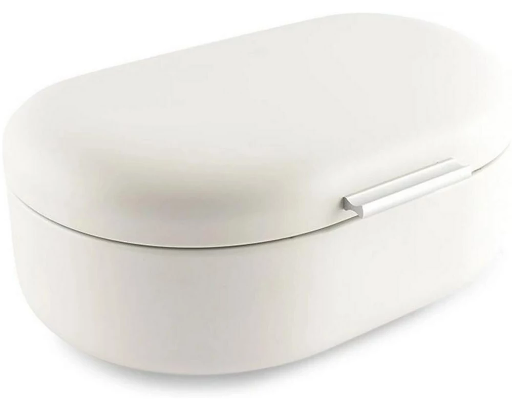 Salt & Pepper Brotkasten Crust Small 33.5 x 21 x 14.5 cm, Weiss