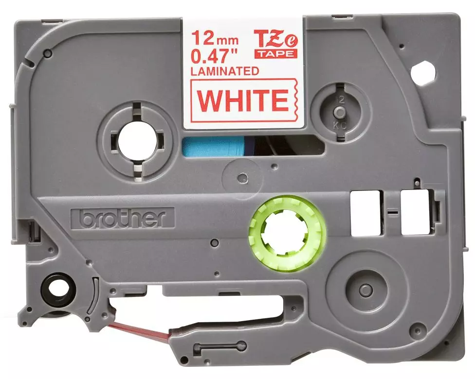 Brother Beschriftungsband TZe-232 Rot auf Weiss