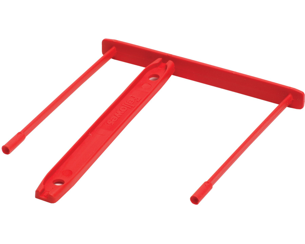 FELLOWES Archivbügel 92mm 0089602 rot 100 Stück