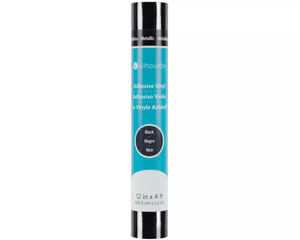Silhouette Vinylfolie Metallic 30.5 cm Schwarz