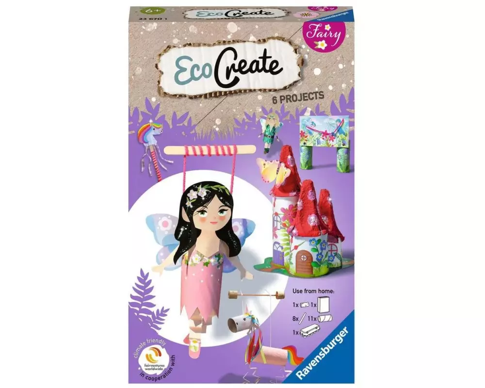 Ravensburger Bastelset EcoCreate Sparkle with the Fairies