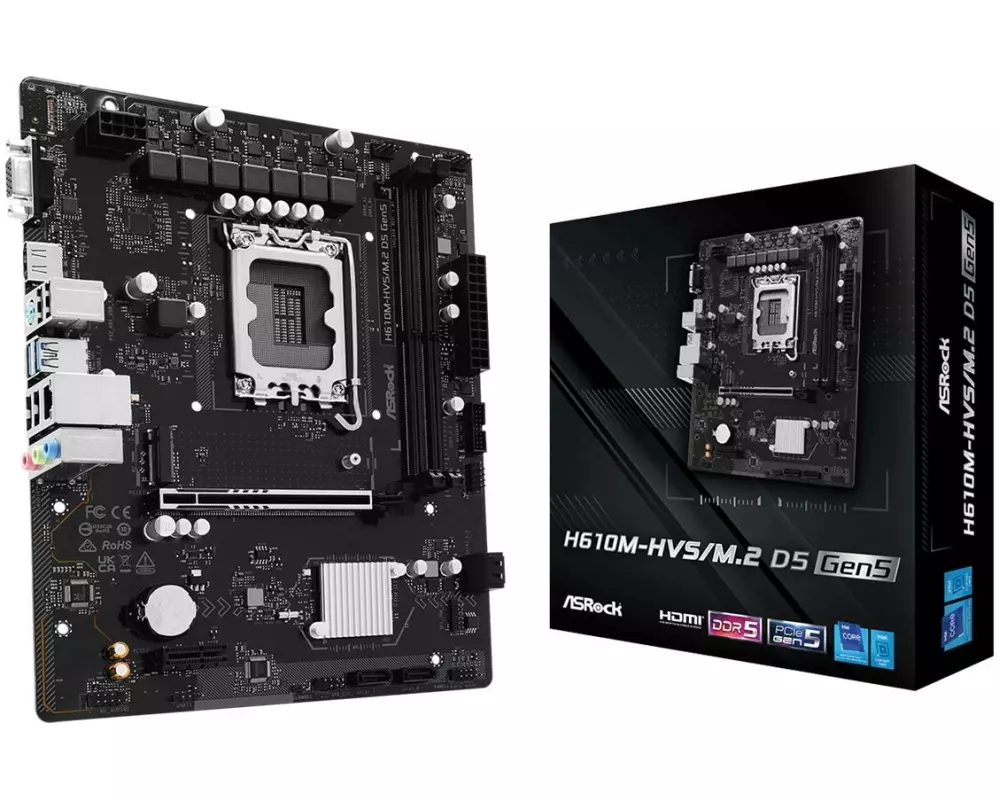 ASRock Mainboard H610M-HVS/M.2 D5