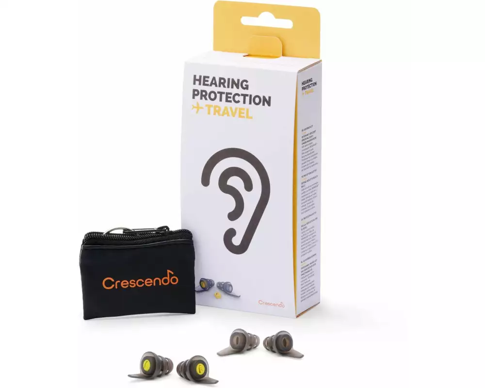 CRESCENDO Ohrstöpsel Gehörschutz Reisen 1 Paar