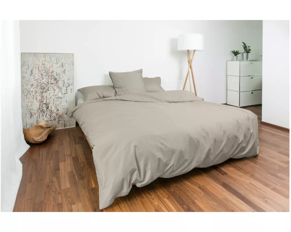 Nobilium Kopfkissenbezug Lino 50 x 70 cm, Sand