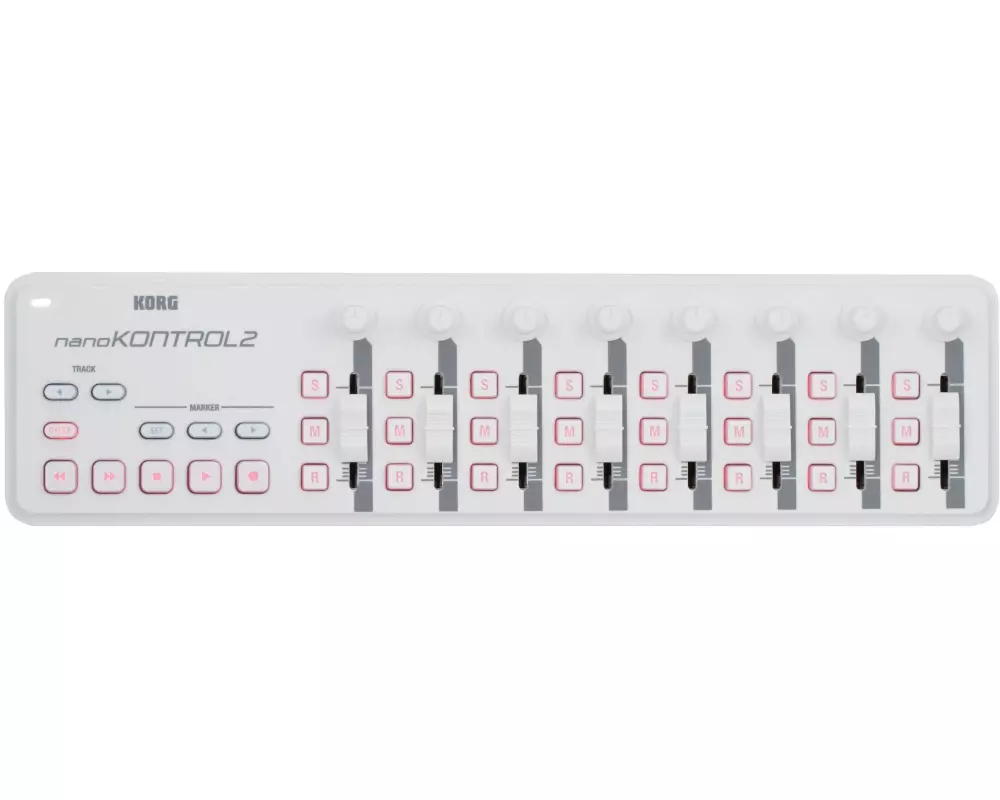 Korg Fader-Controller nanoKONTROL 2 – 8 Fader, Weiss