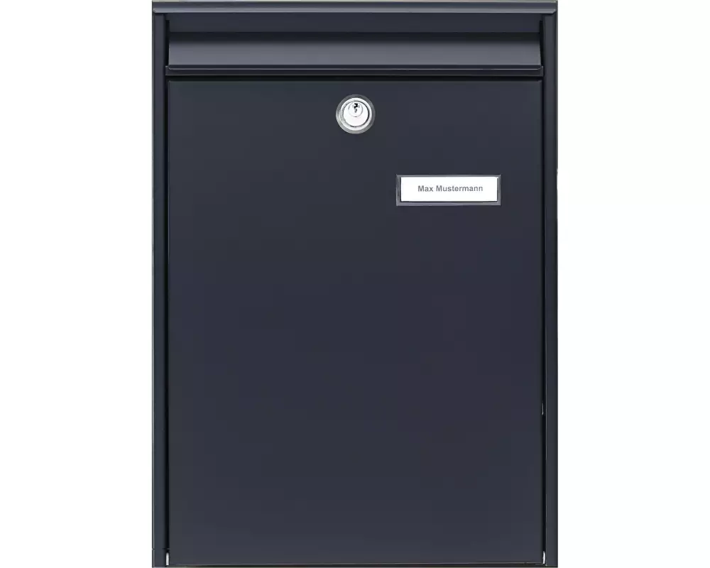 Burgwächter Briefkasten LEIPZIG 777 ANT Schwarz