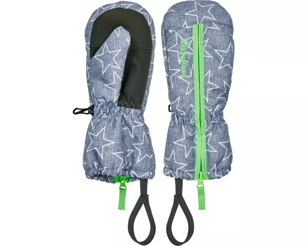 Playshoes Fäustlinge Sterne Jeansblau Gr. 3