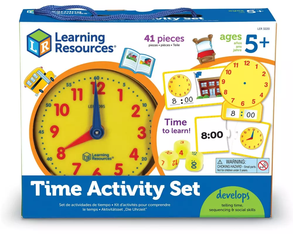 Learning Resources Beschäftigungsspielzeug Time Activity Set