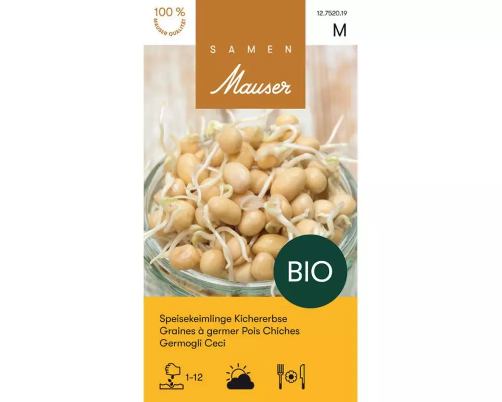 Samen Mauser Keimsprossen Kichererbsen 200 g