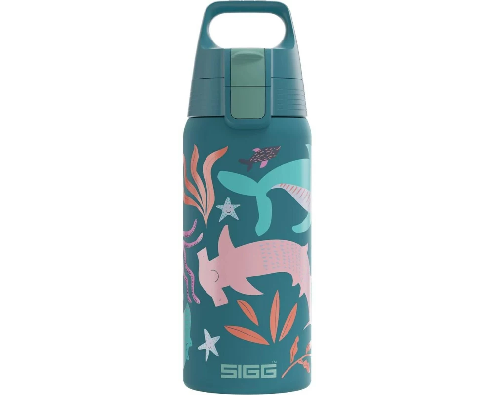 Sigg Trinkflasche Shield Therm ONE Kids Blue World 500 ml