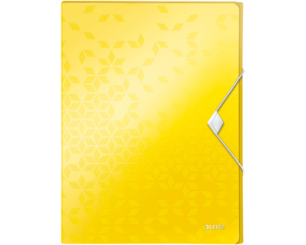 LEITZ Sammelbox WOW PP 4629-00-16 gelb 250x330x37mm