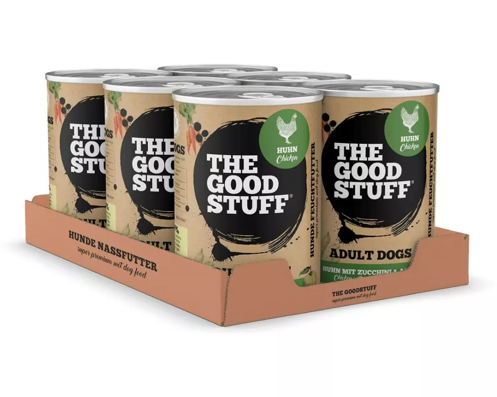 The Goodstuff Nassfutter Geflügel & Zucchini Adult, 6 x 400g