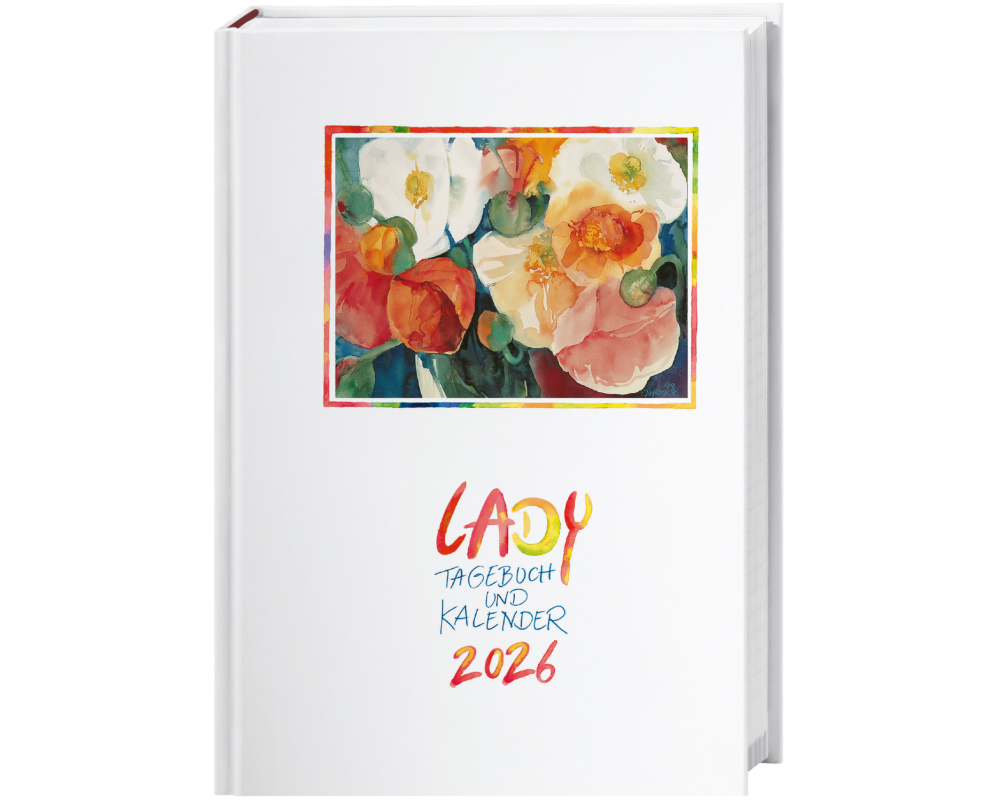 HEYE Lady Tagebuch/Kalender 2026 1410+26 1W/1S DE 15.2x21.5cm