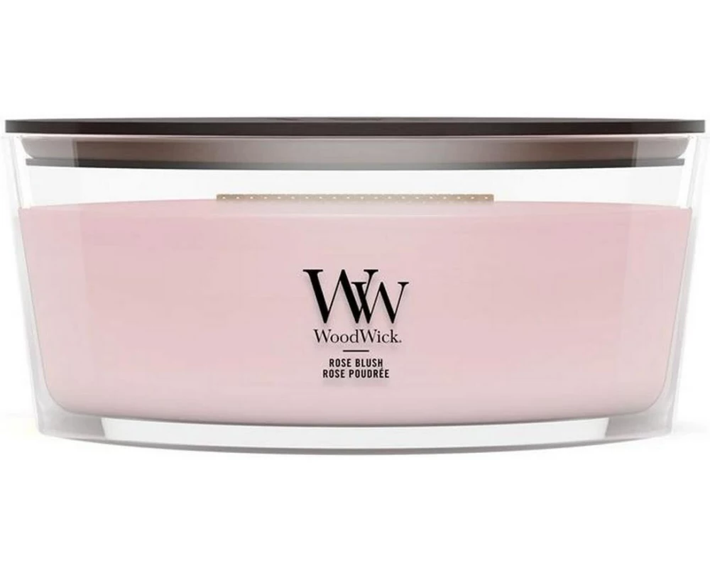 Woodwick Duftkerze Rose Blush Ellipse