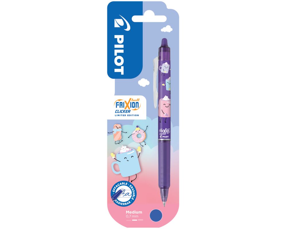 PILOT Frixion Clicker Sweet 0.7mm 150.440.05 Winter Edition, violett