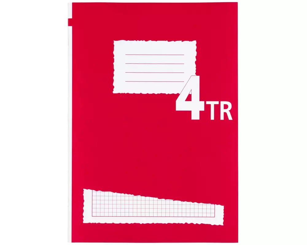 office focus Schulheft FSC A4, Kariert, Rot, 10 Stück