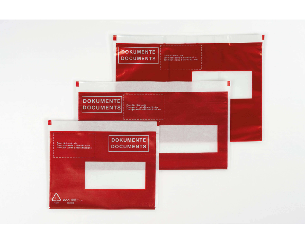 DOCUFIX Dokumententaschen C6/5 2FVDO350806 fenster links 250 Stück