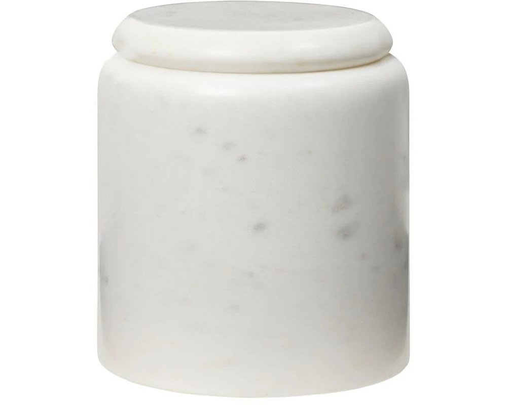 Broste Copenhagen HEDVIG Marmor Weiss Ø 10 cm x H 11 cm