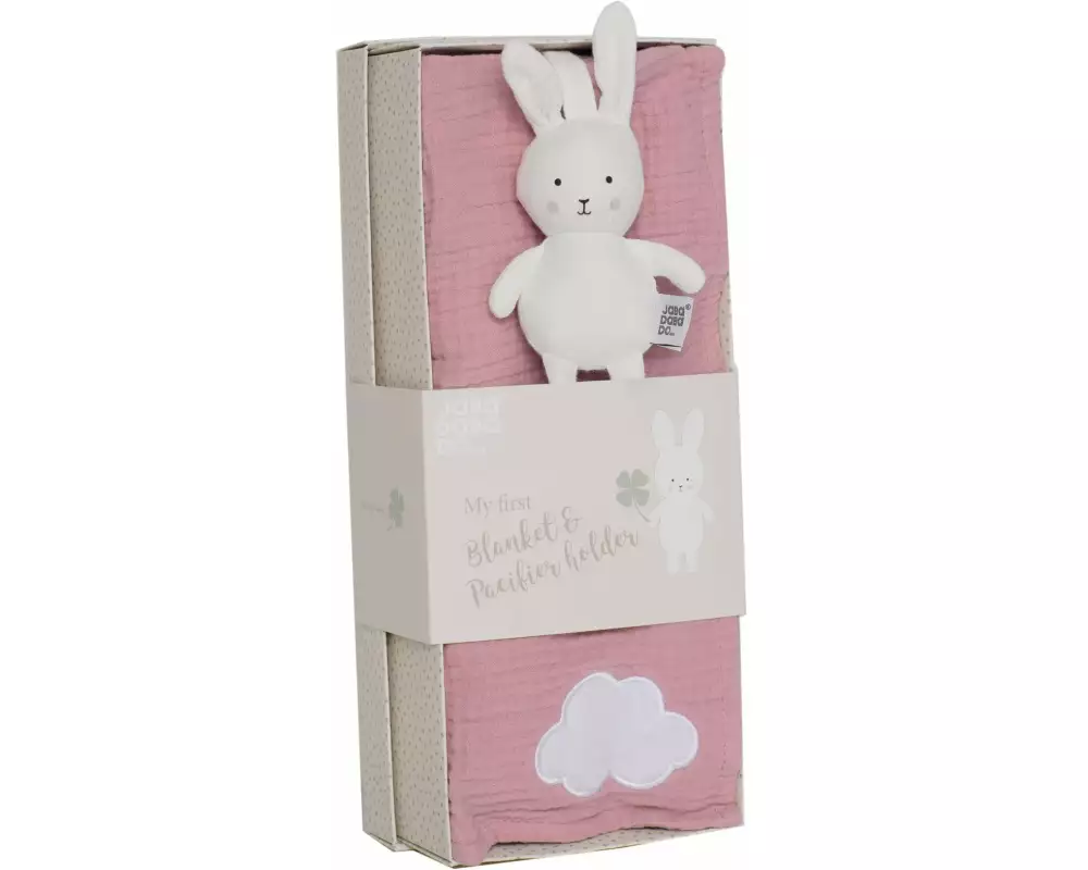 Jabadabado Geschenkset Decke Buddy Bunny Pink