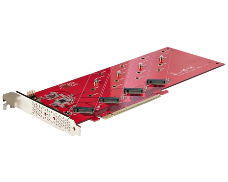 StarTech.com QUAD-M2-PCIE-CARD-B interface cards/adapter Intern M.2
