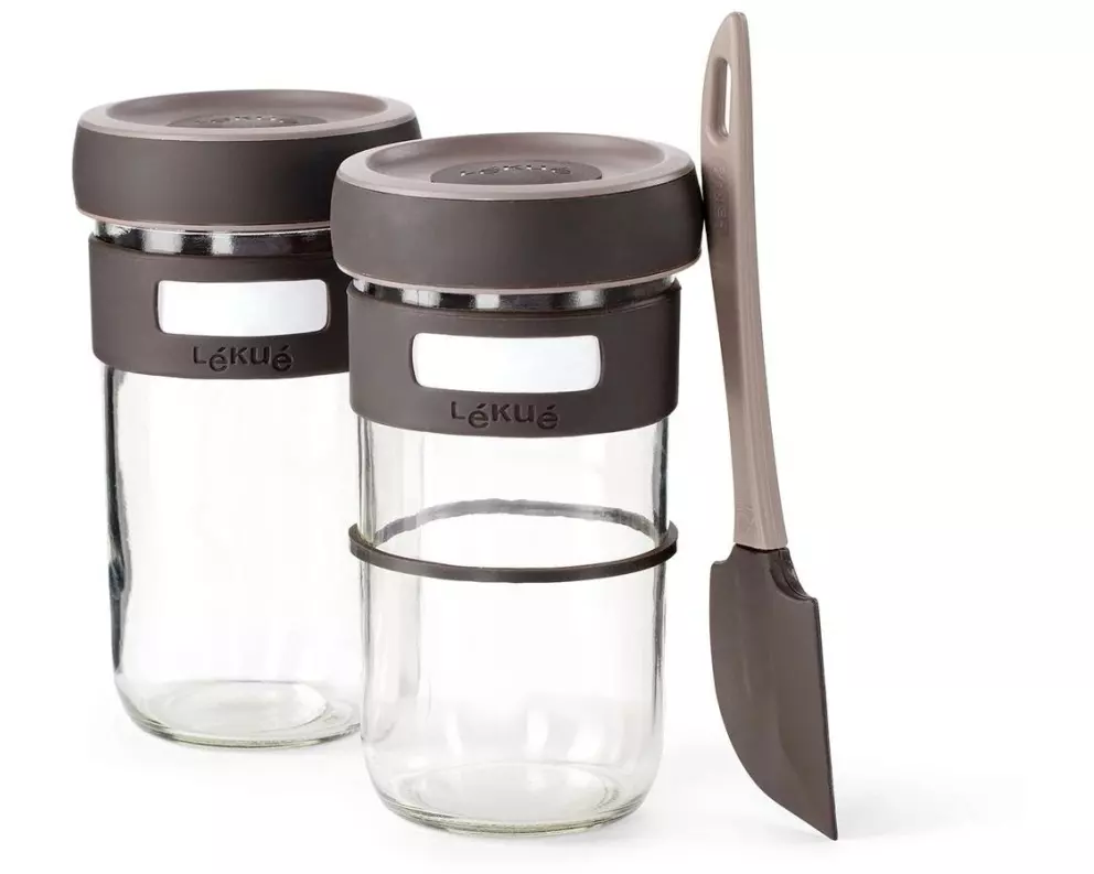 Lékué Sauerteigglas 0.7 l, Glas, 2 Stück