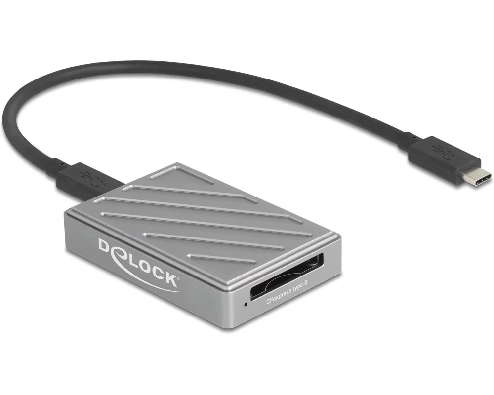Delock Card Reader Extern USB-C 40 Gbps für CFexpress Typ B