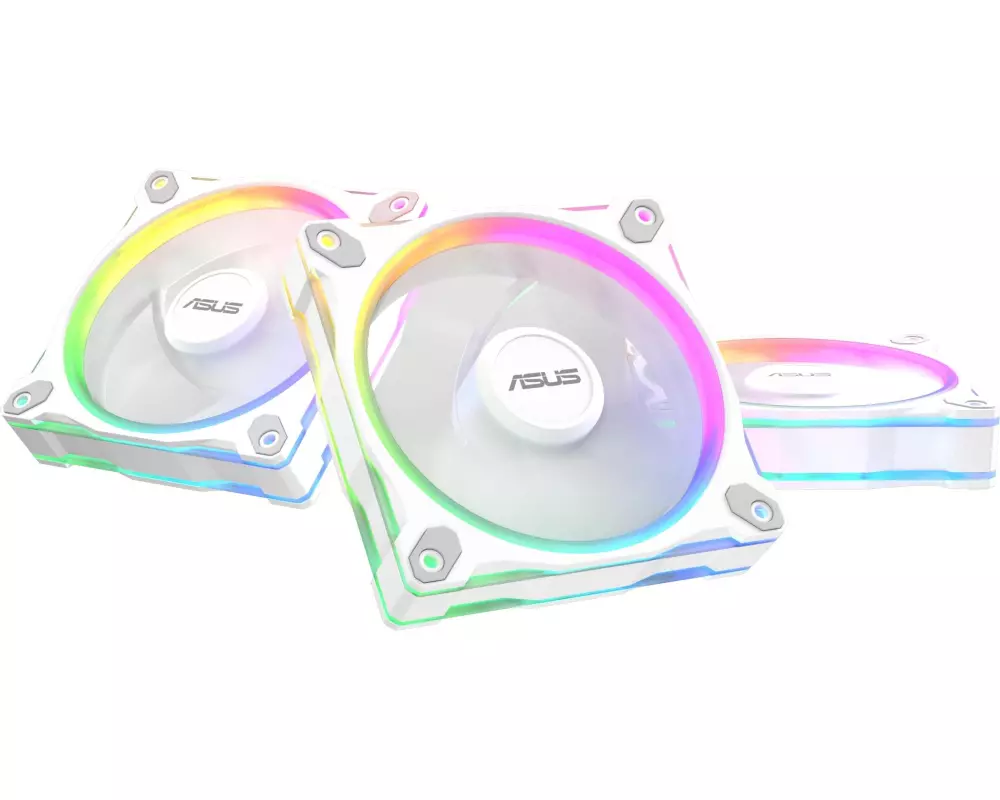 ASUS PC-Lüfter Prime MR120 Fan ARGB 3in1 Weiss