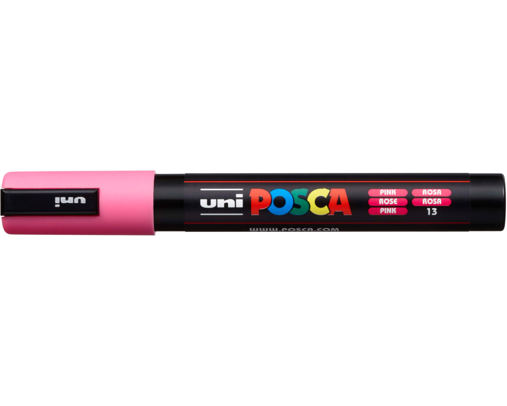 UNI-BALL Posca Marker 1,8-2,5mm PC-5M PINK rosa, Rundspitze
