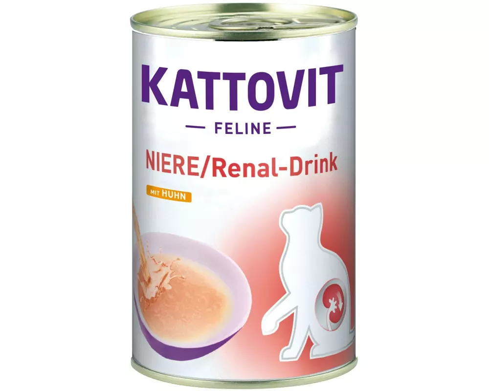 Kattovit Katzen-Snack Niere/Renal Drink, Huhn, 135 ml