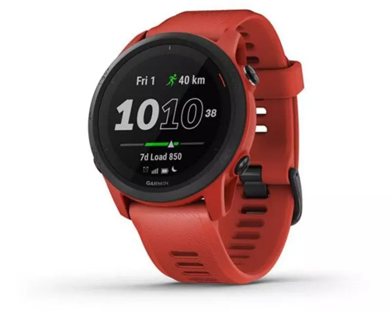 GARMIN GPS-Sportuhr Forerunner 745 Magma Red Rot/Schwarz