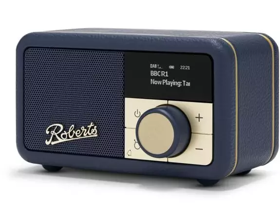 Roberts DAB+ Radio Revival Petite 2 Dunkelblau