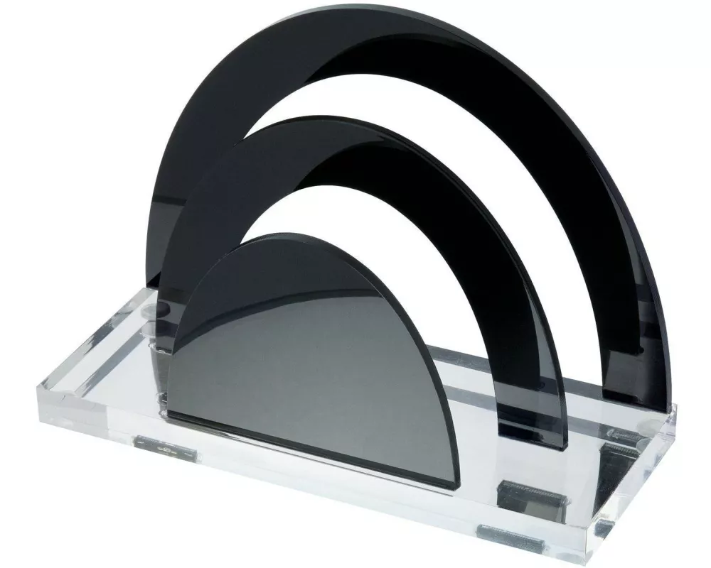 WEDO Briefhalter Exklusiv-Serie Transparent; Schwarz