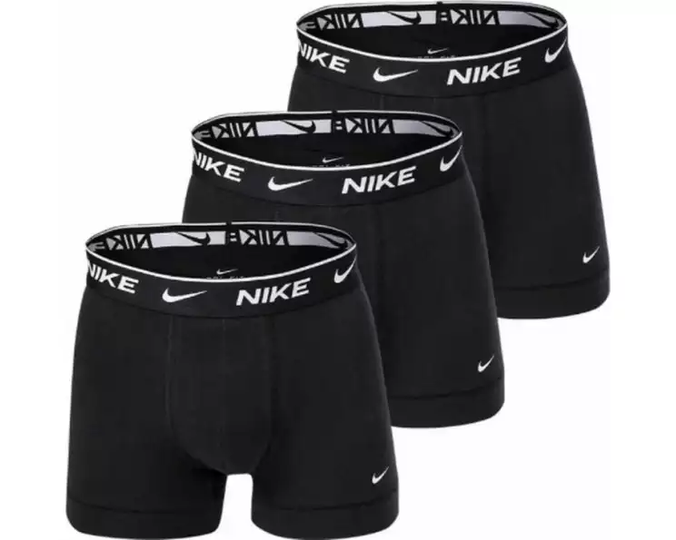 NIKE Boxershorts 3 Pack Trunk L, black