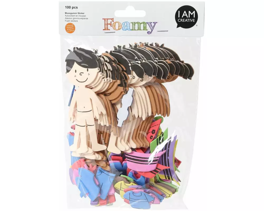 I AM CREATIVE Motivsticker Dress it up 100 Stück