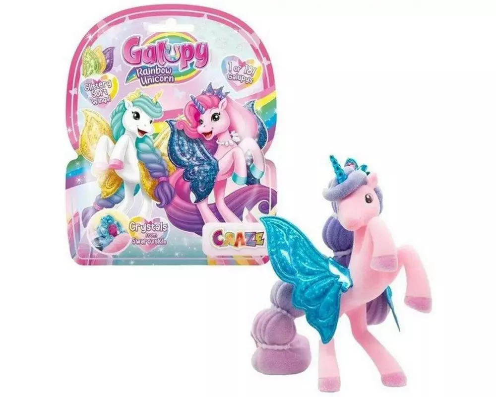 Craze Regenbogen-Einhorn Spielzeugfigur Assortiert