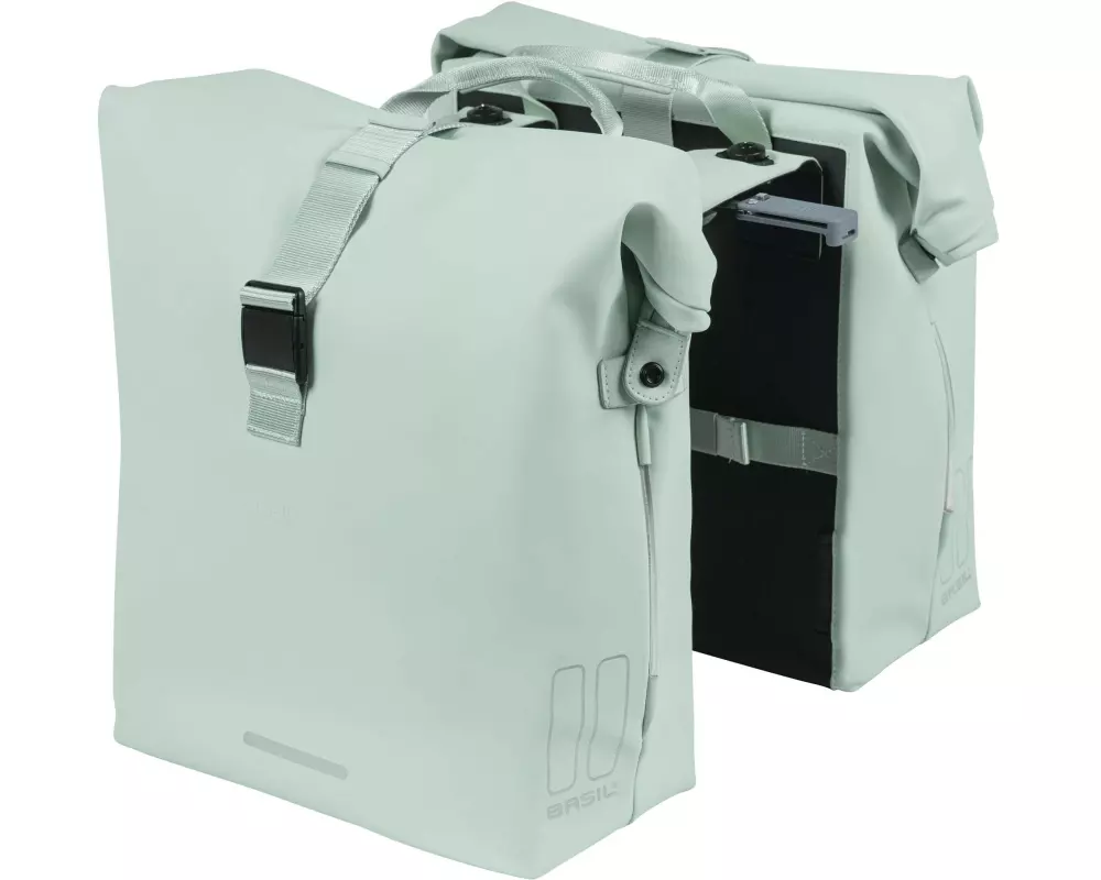 BASIL Doppelseitentasche SoHo Nordlicht MIK Pastelgrün