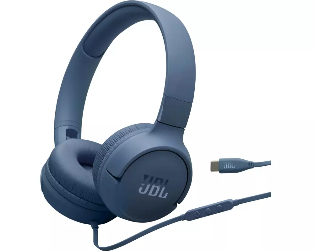 JBL On-Ear-Kopfhörer Tune 520C USB-C Blau